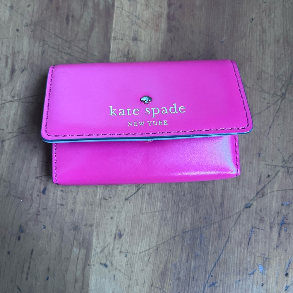 Pink Kate Spade card holder